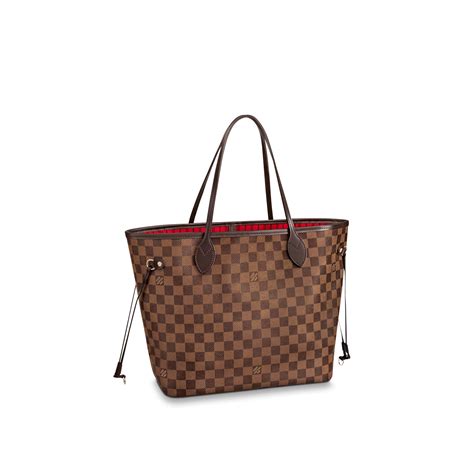 louis vuitton neverfull mm in damier canvas|damier neverfull mm price.